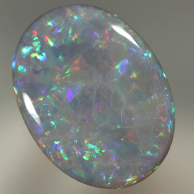 SOLID SEMI BLACK OPAL Rolling flashes of bright fire